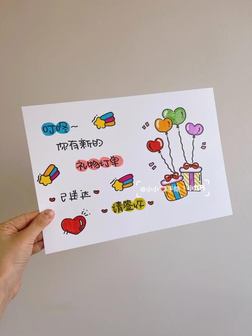 闺蜜的生日礼物怎么画,送给闺蜜的生日礼物画怎么画