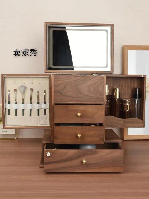 送女孩子收纳箱,,化妆品收纳箱文案?