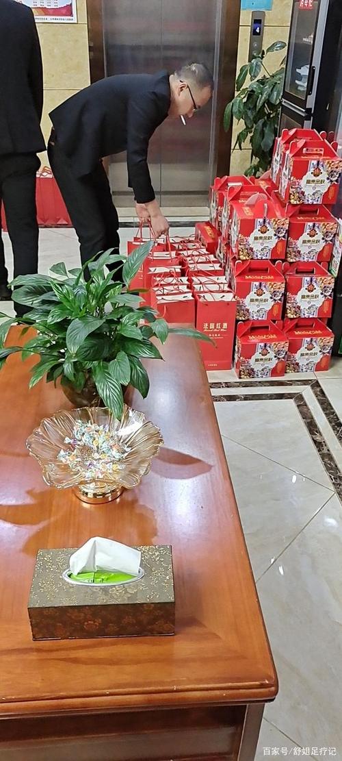 领导发放礼品主题,,今晚领导过来发礼品,员工说什么好?