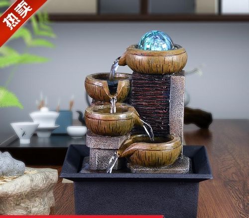 礼品流水摆件，礼品流水摆件图片，流水摆件需要插电吗？