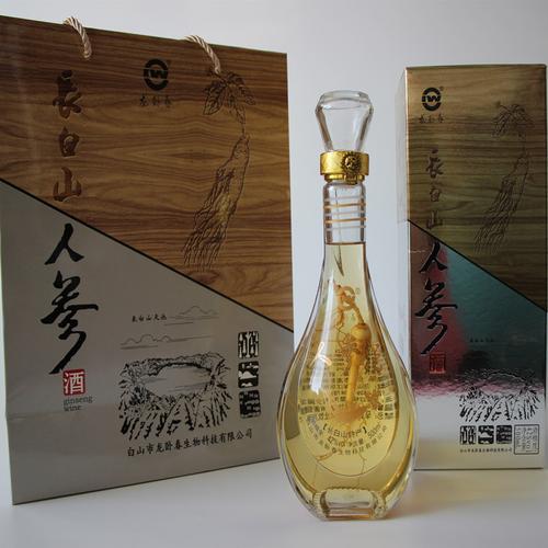 吉林礼品定制酒价格,,长白山人参多少钱一盒?