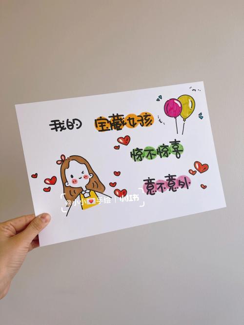 给闺蜜画生日礼物怎么画,给闺蜜画一幅画作为生日礼物