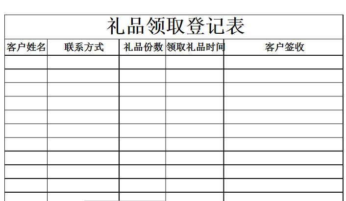 公司礼品发放流程,,公司礼品领取表格怎么做?