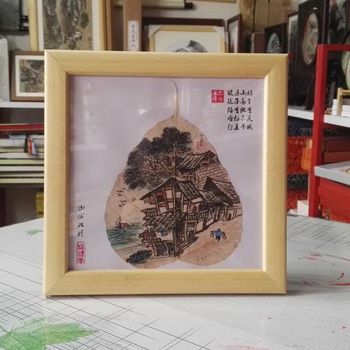 重庆地产礼品公司,重庆地产礼品公司招聘,重庆外事礼品供应商太上渝礼堂的叶脉画工艺品和夏布画都是纯手工画的吗?