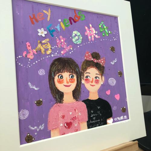 闺蜜过生日送画画什么,送闺蜜的生日礼物的油画