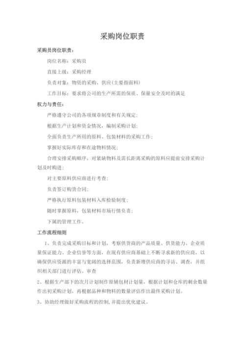 礼品公司采购经理岗位职责,礼品公司采购经理岗位职责是什么,采购员是做什么的?