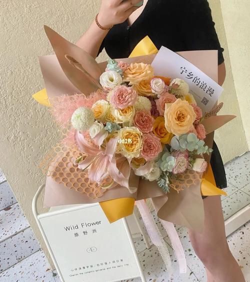 花礼盒送闺蜜,,收到闺蜜花文案高级感?