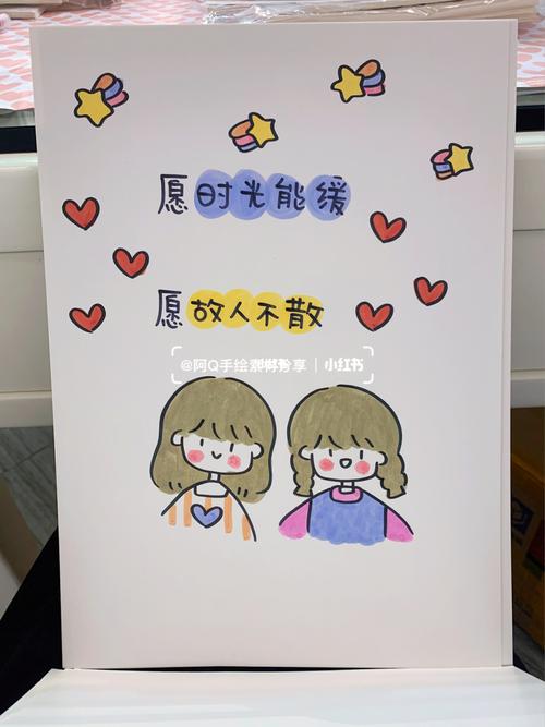 六一闺蜜礼物画,,闺蜜送的六一礼物怎么发朋友圈?