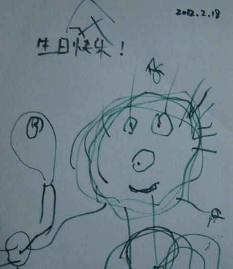 送老婆生日画作，送老婆生日画作好吗，姥姥过生日我想画一幅画，但不知道要画什么，提点建议吧!简单点的？