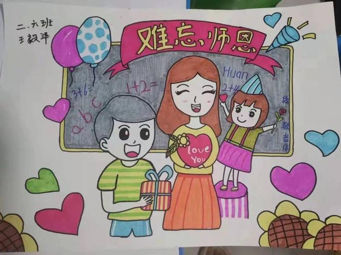 送给老师留念的画,送给老师留念的画怎么画,送给老师留念的画