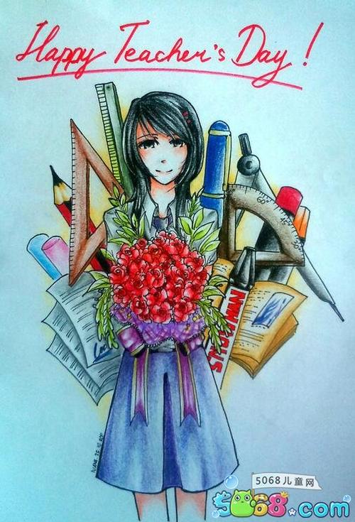 00后美术老师生日送什么，00后美术老师生日送什么礼物，生日画简单漂亮？