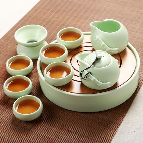 陶瓷茶具礼品装,陶瓷茶具礼品装饰图片,陶器茶具的优缺点?
