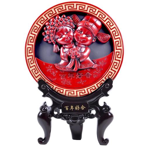 结婚礼品雕刻厂,婚庆雕刻,结婚挂饰百年好合怎么拼接?