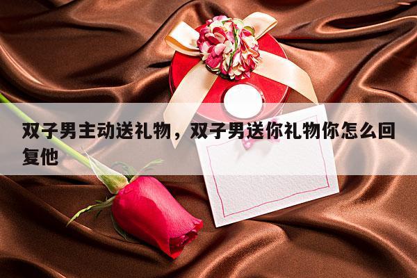 双子男主动送礼物，双子男送你礼物你怎么回复他