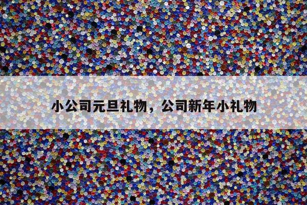 小公司元旦礼物，公司新年小礼物