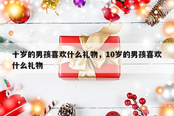 十岁的男孩喜欢什么礼物，10岁的男孩喜欢什么礼物