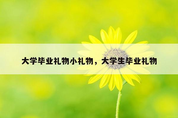 大学毕业礼物小礼物，大学生毕业礼物