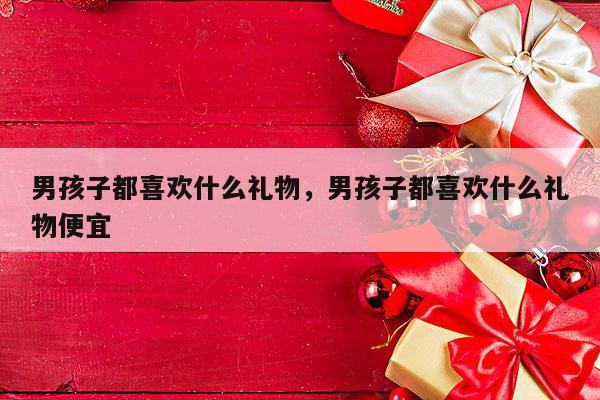 男孩子都喜欢什么礼物，男孩子都喜欢什么礼物便宜