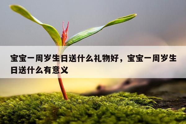 宝宝一周岁生日送什么礼物好，宝宝一周岁生日送什么有意义
