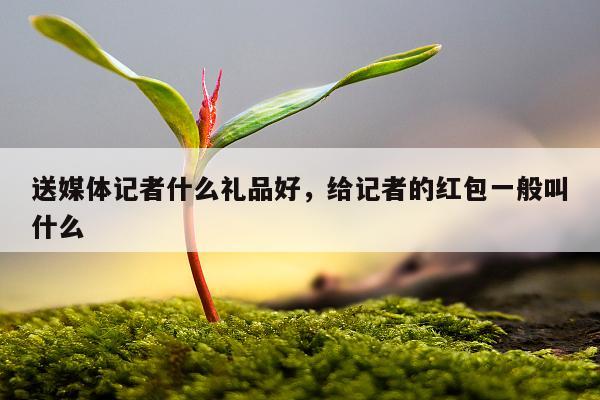 送媒体记者什么礼品好，给记者的红包一般叫什么