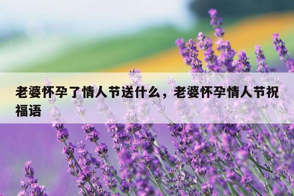 老婆怀孕了情人节送什么，老婆怀孕情人节祝福语