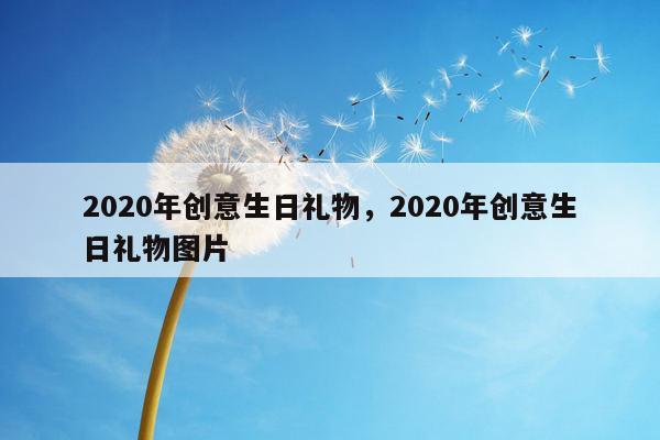 2020年创意生日礼物，2020年创意生日礼物图片