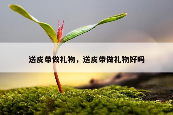 送皮带做礼物，送皮带做礼物好吗