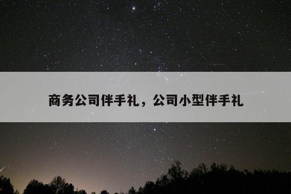 商务公司伴手礼，公司小型伴手礼