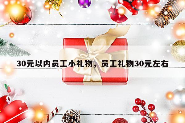 30元以内员工小礼物，员工礼物30元左右