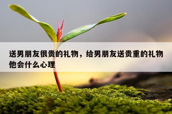 送男朋友很贵的礼物，给男朋友送贵重的礼物他会什么心理