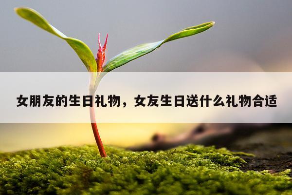 女朋友的生日礼物，女友生日送什么礼物合适