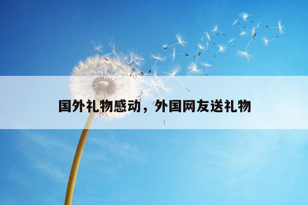 国外礼物感动，外国网友送礼物