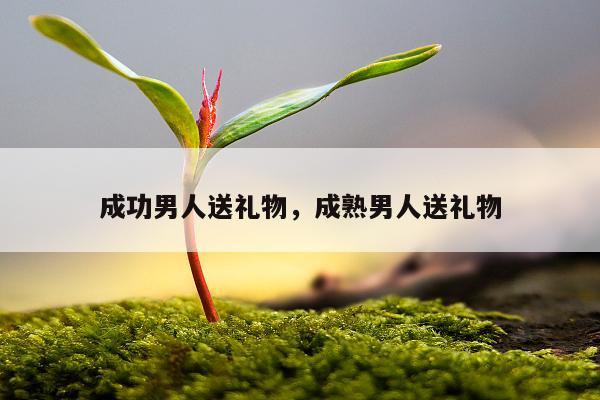成功男人送礼物，成熟男人送礼物