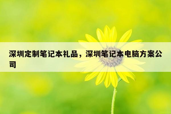 深圳定制笔记本礼品，深圳笔记本电脑方案公司