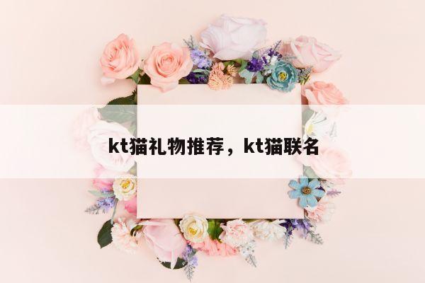 kt猫礼物推荐，kt猫联名