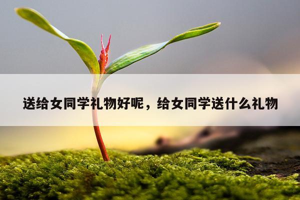 送给女同学礼物好呢，给女同学送什么礼物