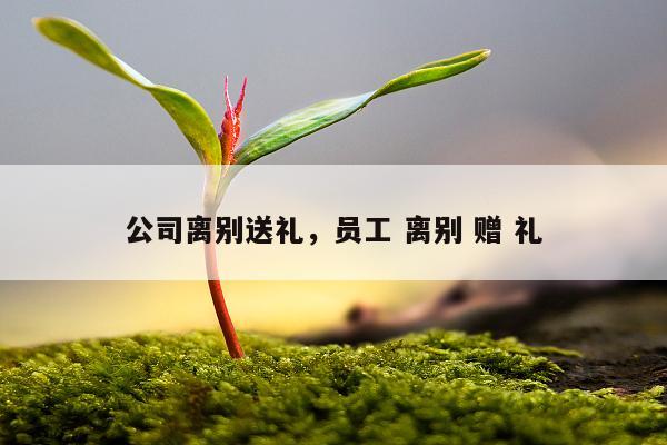 公司离别送礼，员工 离别 赠 礼