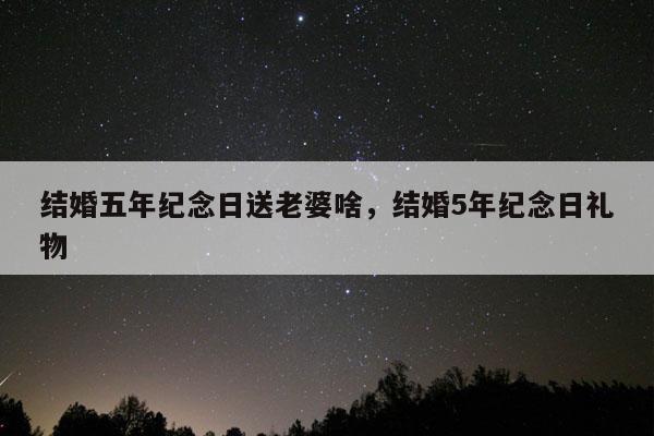 结婚五年纪念日送老婆啥，结婚5年纪念日礼物