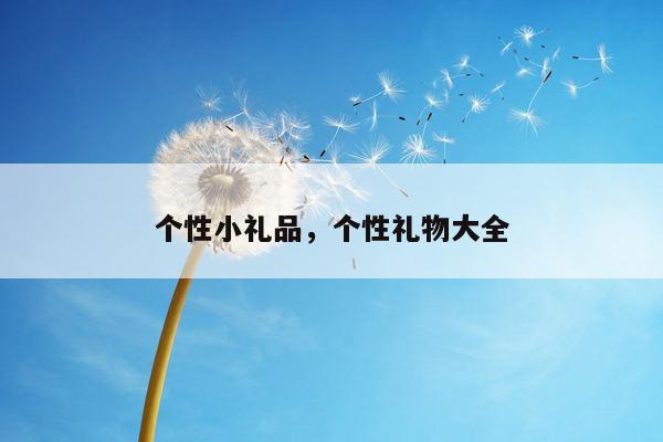 个性小礼品，个性礼物大全