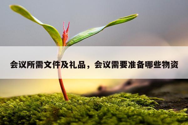 会议所需文件及礼品，会议需要准备哪些物资