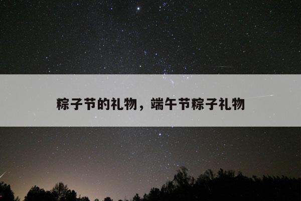 粽子节的礼物，端午节粽子礼物