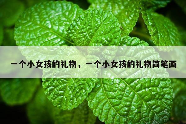 一个小女孩的礼物，一个小女孩的礼物简笔画