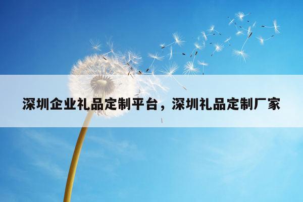 深圳企业礼品定制平台，深圳礼品定制厂家