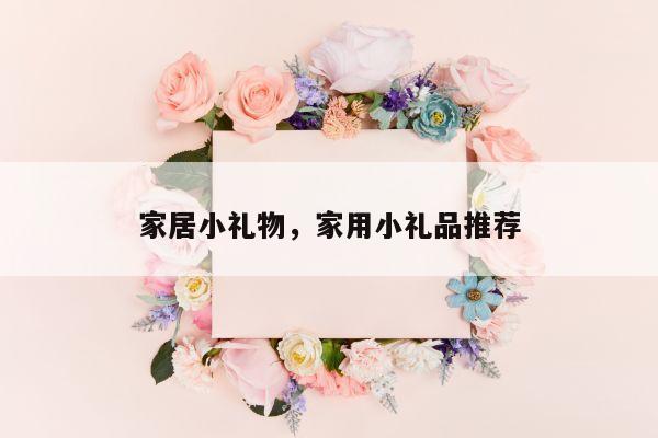 家居小礼物，家用小礼品推荐