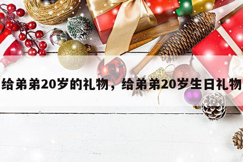 给弟弟20岁的礼物，给弟弟20岁生日礼物