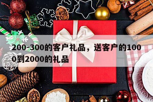 200-300的客户礼品，送客户的1000到2000的礼品