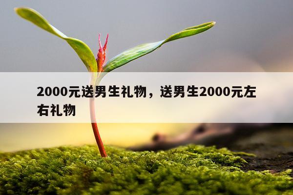 2000元送男生礼物，送男生2000元左右礼物