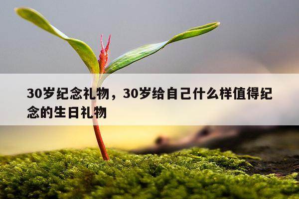 30岁纪念礼物，30岁给自己什么样值得纪念的生日礼物