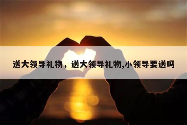 送大领导礼物，送大领导礼物,小领导要送吗