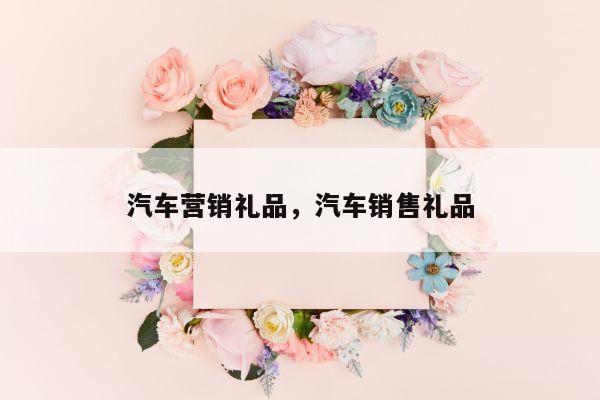 汽车营销礼品，汽车销售礼品